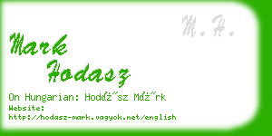 mark hodasz business card